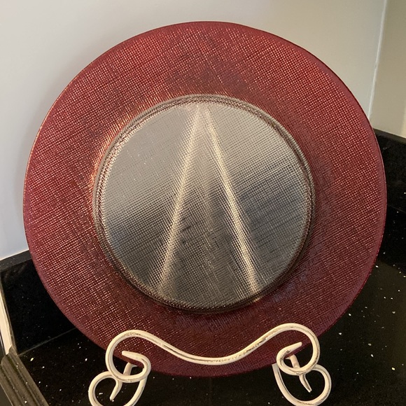 Christmas Large Glass Serving Tray Plate Platter Holiday Festive Vintage - Picture 5 of 14